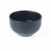 TABLEKRAFT BLACK ROUND BOWL 125x70mm
