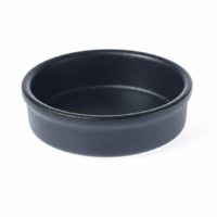 TABLEKRAFT BLACK ROUND DISH/TAPAS 120x30mm
