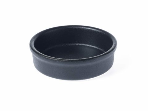 TABLEKRAFT BLACK ROUND DISH/TAPAS 120x30mm