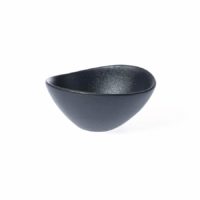 TABLEKRAFT BLACK TRIANGULAR BOWL 110mm