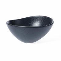 TABLEKRAFT BLACK TRIANGULAR BOWL 160x140mm