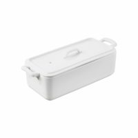 Revol Belle Cuisine Rectangular White Terrine With Cover  1.0Lt