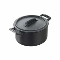 Revol Belle Cuisine Charcoal Cocotte With Lid (Round)  200Ml