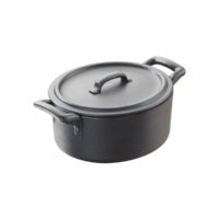 Revol Belle Cuisine Charcoal Cocotte With Lid  135X120Mm
