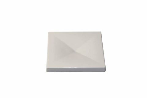 Royal Porcelain White Album Square Dimpled Plate  160x160x15mm