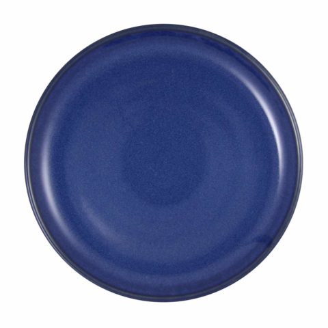 Artistica Round Plate-220Mm Rolled Edge Reactive Blue