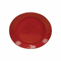 Artistica Oval Plate-210X190Mm Reactive Red