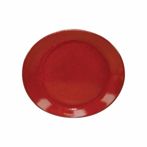 Artistica Oval Plate-210X190Mm Reactive Red
