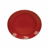 Artistica Oval Plate-250X220Mm Reactive Red