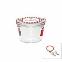 Complete Weck Glass Jars W/Lid/Seal 80Ml 60X55Mm (080)