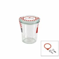 Complete Weck Glass Jars W/Lid/Seal 160Ml 60X80Mm (760)