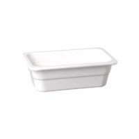 APS Gastronorm Pan-Melamine White 1/6 Size 100Mm