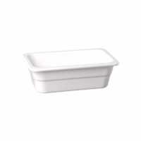 APS Gastronorm Pan-Melamine White 1/3 Size 100Mm