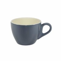 Brew-Steel Blue/White Flat White  Cup 160Ml