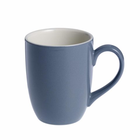 Brew-Steel Blue/White Mug 380Ml
