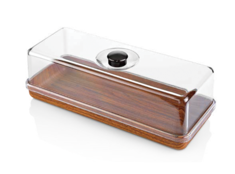EVELIN RECTANGULAR PLATTER & COVER SET 390x160x130mm