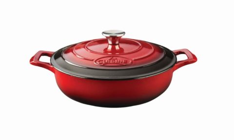 La Cuisine Pro Series Round Saute Pan Red 280mm 3.5lt