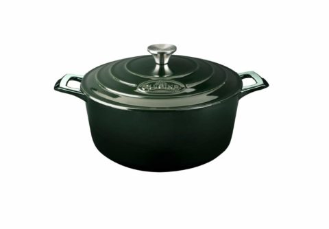 La Cuisine Pro Series Round Deep Casserole Huntingwood Green 260mm 4.75lt