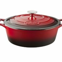 La Cuisine Pro Series Oval Deep Casserole Red 300mm 4.75lt