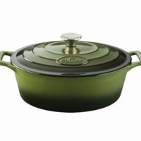 La Cuisine Pro Series Oval Deep Casserole Green 300mm 4.75lt