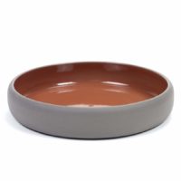 Serax Dusk Red Plate Round Deep 205X35Mm