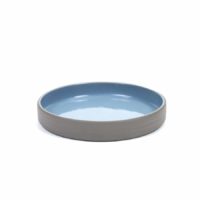 Serax Dusk Blue Round Plate Deep 120X20Mm