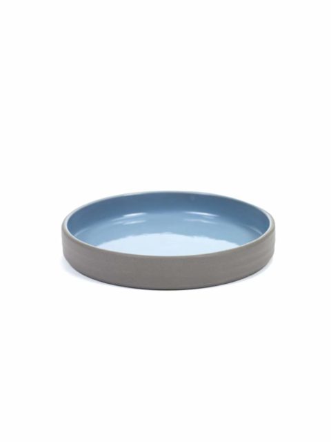 Serax Dusk Blue Round Plate Deep 120X20Mm