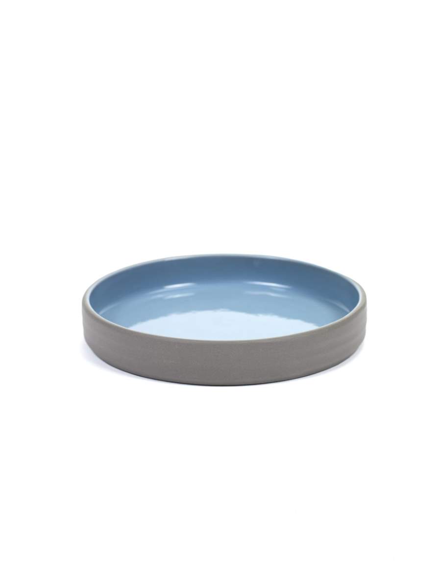 Serax Dusk Blue Round Plate Deep 120X20Mm – Hiller – Hiller