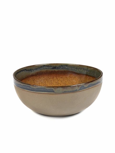 Serax Round Bowl Surface Medium Rusty Brown 190X80Mm