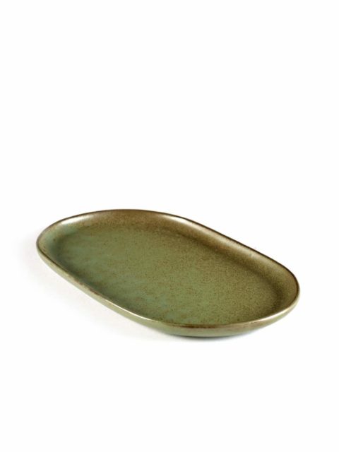 Serax Tapas Plate Rectangular Surface Camogreen 150X250X15Mm