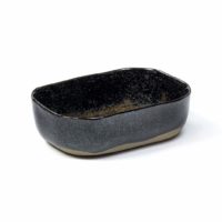 Serax Merci Deep Rectangular Bowl Dark Blue