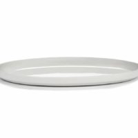 Serax Passe-Partout Oval Plate Matt White