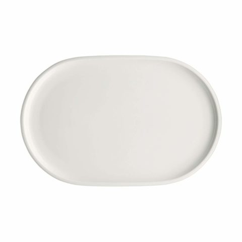 Schonwald Shiro White Platter Coupe Oval  360mm x 235mm