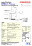 cover page of the Skope BME1200N-A 2 Door Fridge specification sheet pdf