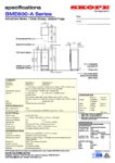 cover page of the Skope BME600N-A 1 Door Chiller specification sheet pdf